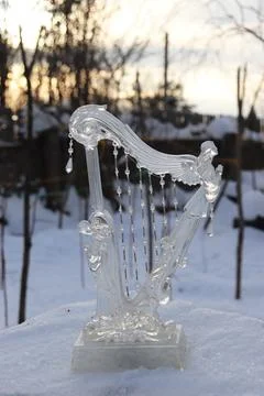 Decorative harp Stock Photos