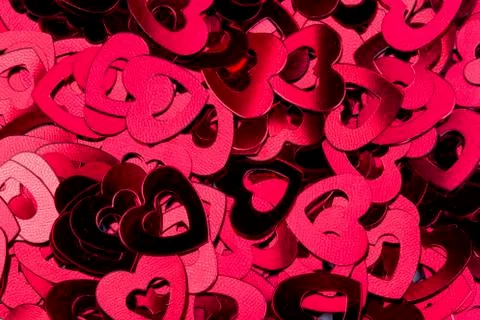 Decorative hearts background Stock Photos