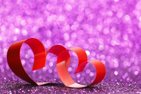 Decorative hearts Foto stock