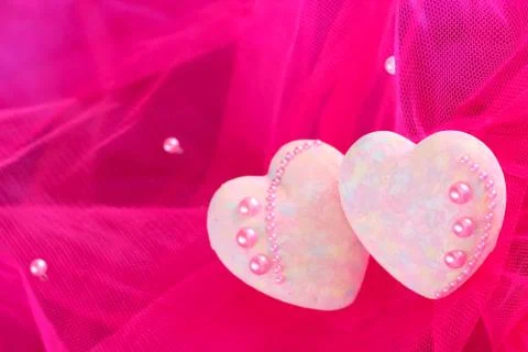 Decorative hearts Stock Photos