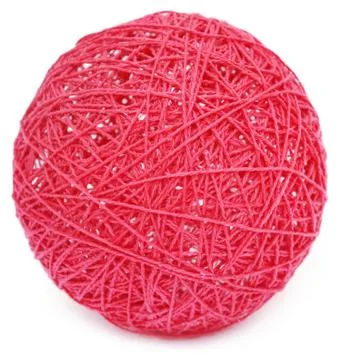 Decorative hollow thread roll Stock Photos