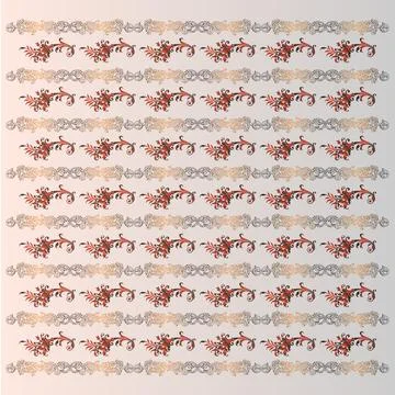 Decorative Illustrations background abstract, Wreath calligraphic Vector Art Stock Illustration