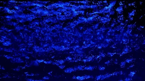 Decorative Interior Blue Waterfall Up Close Stock Footage 111685777
