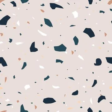 Decorative interior tile pattern. Paper, fabric or granite stains flooring Stock Illustration