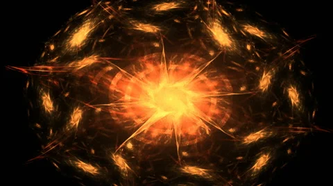 Decorative intricate design multicolored spiral seamless loop fractal Stock Footage 61430087