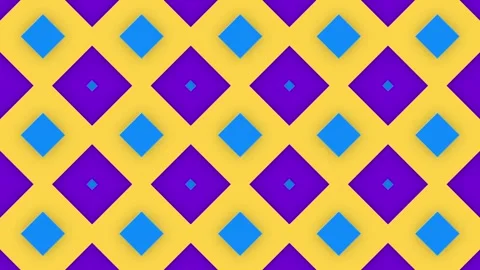 Decorative Kaleidoscope Abstract Geometric Background Video 4K Video stock 344349764
