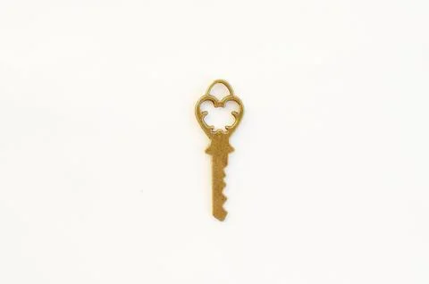 Decorative keys of different sizes, stylized antique. Stock Photos