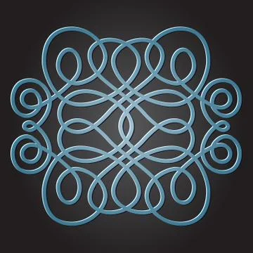 Decorative knot Stock Illustration