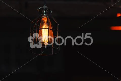 Decorative Lamp, Illuminating The Room