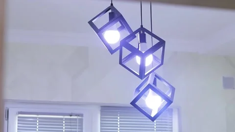 Decorative lamps Stock Footage 155960879