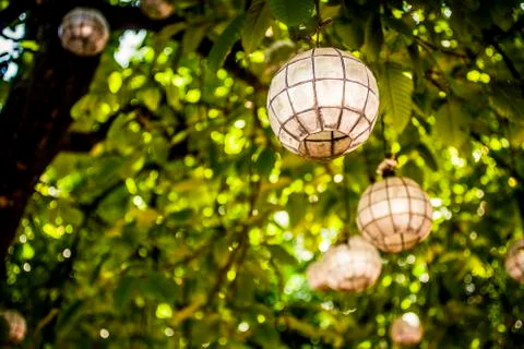 Decorative lanterns Stock Photos