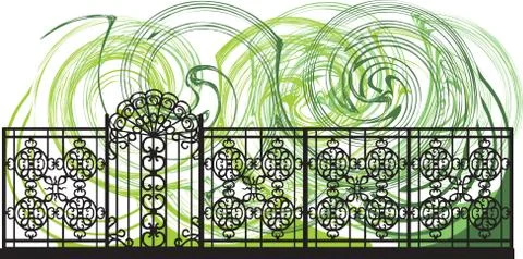 Decorative lattice illustration Ilustração Stock