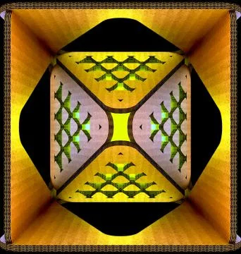 Decorative light abstract backgrounds. 3D illustration Stock Illustration