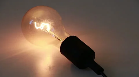Decorative light bulb Stock Footage 58563820
