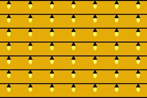 Decorative light pattern background design. Seamless colour lamp texture Stock Illustration