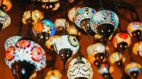 Decorative lights Stock Photos