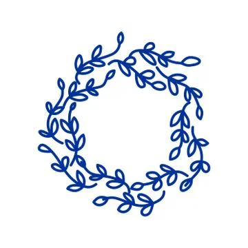 Decorative line art frames for design template Stock Illustration