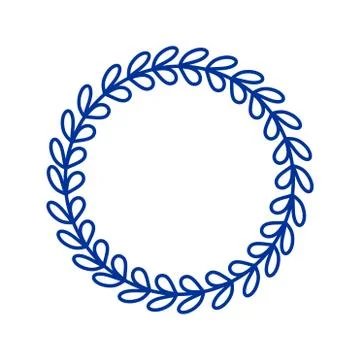 Decorative line art frames for design template Stock Illustration