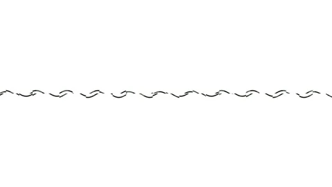 Decorative line design with wavy shapes across white Stock Footage 339450984