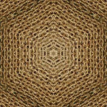 Decorative luxury jute made pattern for carpet, rug, textile etc Stock Illustration