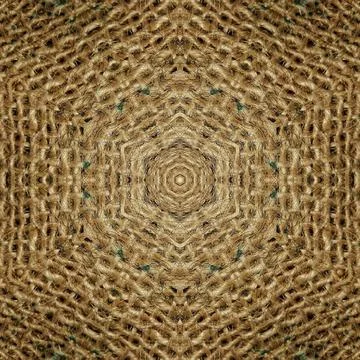Decorative luxury jute made pattern for carpet, rug, textile etc Stock Illustration