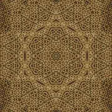 Decorative luxury jute made pattern for carpet, rug, textile etc Stock Illustration