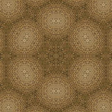 Decorative luxury jute made pattern for carpet, rug, textile etc Stock Illustration