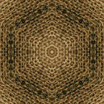 Decorative luxury jute made pattern for carpet, rug, textile etc Stock Illustration
