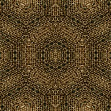 Decorative luxury jute made pattern for carpet, rug, textile etc Stock Illustration