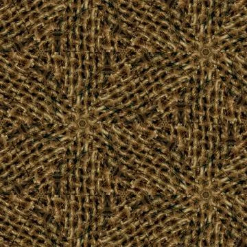 Decorative luxury jute made pattern for carpet, rug, textile etc Stock Illustration