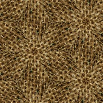 Decorative luxury jute made pattern for carpet, rug, textile etc Stock Illustration