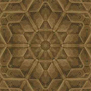 Decorative luxury jute made pattern for carpet, rug, textile etc Stock Illustration