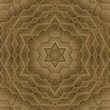 Decorative luxury jute made pattern for carpet, rug, textile etc Stock Illustration