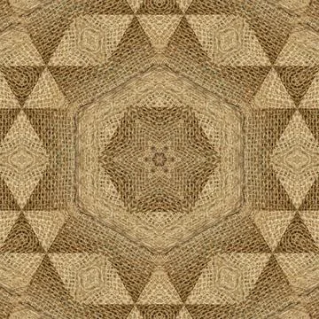 Decorative luxury jute made pattern for carpet, rug, textile etc Stock Illustration