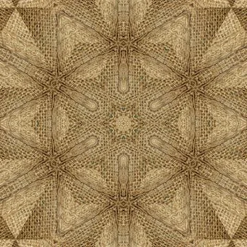Decorative luxury jute made pattern for carpet, rug, textile etc Stock Illustration