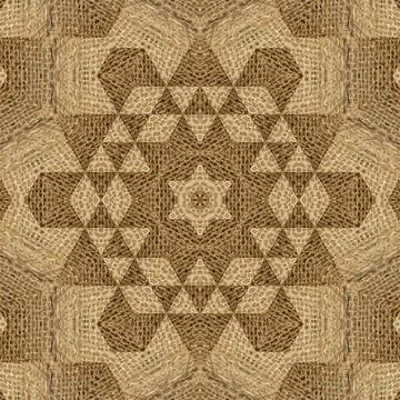 Decorative luxury jute made pattern for carpet, rug, textile etc Stock Illustration