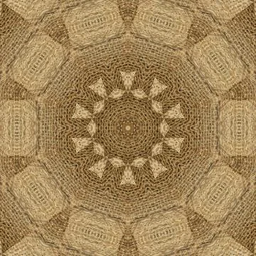 Decorative luxury jute made pattern for carpet, rug, textile etc Stock Illustration