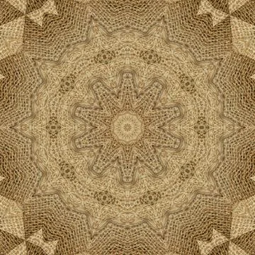 Decorative luxury jute made pattern for carpet, rug, textile etc Stock Illustration