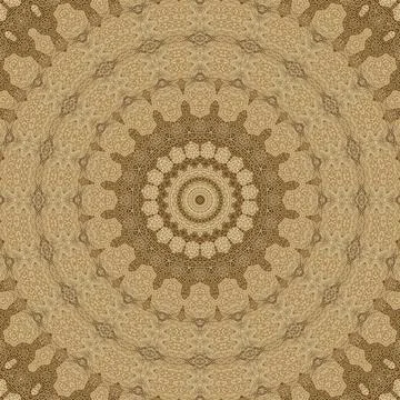 Decorative luxury jute made pattern for carpet, rug, textile etc Stock Illustration