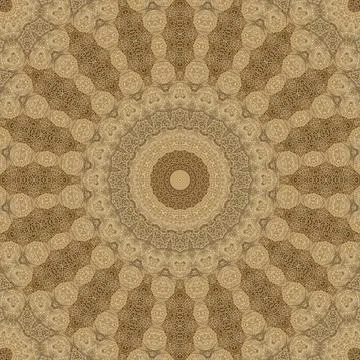 Decorative luxury jute made pattern for carpet, rug, textile etc Stock Illustration