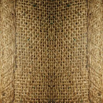 Decorative luxury jute made pattern for carpet, rug, textile etc Stock Illustration