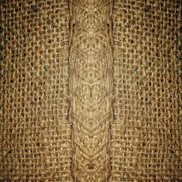 Decorative luxury jute made pattern for carpet, rug, textile etc Stock Illustration