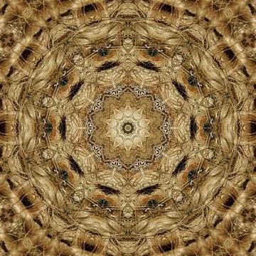 Decorative luxury jute made pattern for carpet, rug, textile etc Stock Illustration