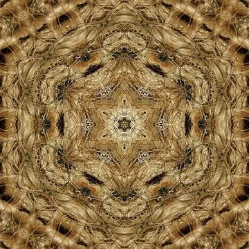 Decorative luxury jute made pattern for carpet, rug, textile etc Stock Illustration