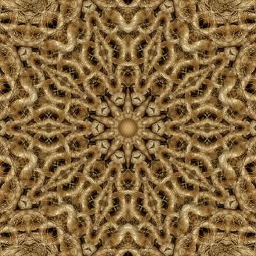 Decorative luxury jute made pattern for carpet, rug, textile etc Stock Illustration