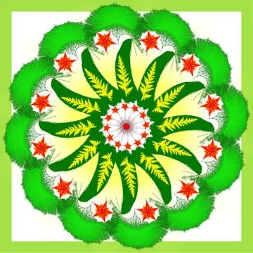 Decorative mandala Stock Illustration