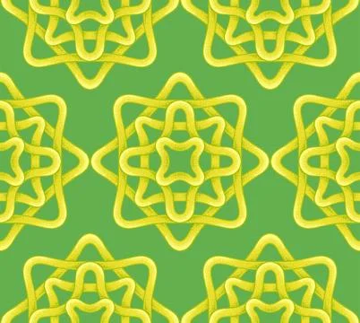 Decorative Mandala Seamless Pattern Stock Illustration