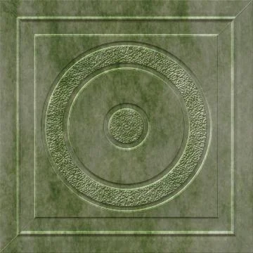 Decorative marble tile generated texture Illustrazione stock