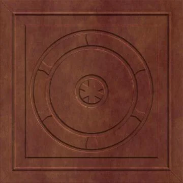 Decorative marble tile generated texture Illustrazione stock