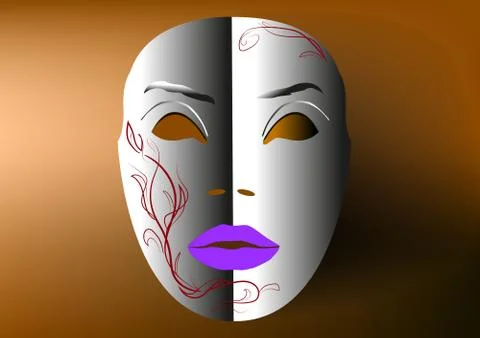 Decorative mask イラスト素材